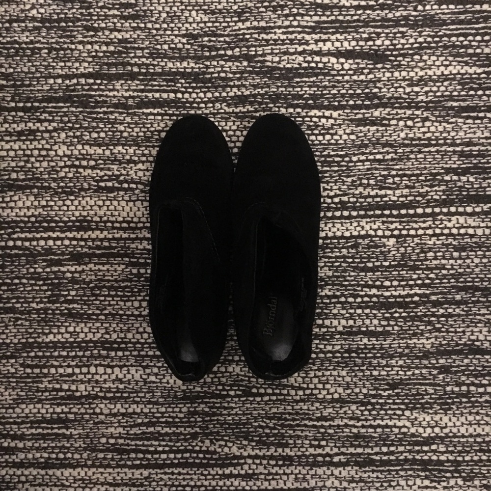 Björndal Black Leather Booties